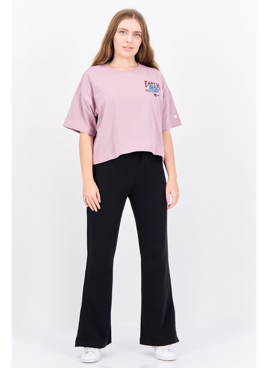 Champion Women Custom Fit Short Sleeve Outdoor T-Shirt, Mauve  - Image 4