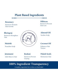 Blue Nectar Advanced Plant-Based Rosemary Hair Growth Serum Natural Alternative for Redensyl Intensive Ayurvedic Serum for Women and Men with Bhringraj 8 Herbs 100 ml  - Image 5