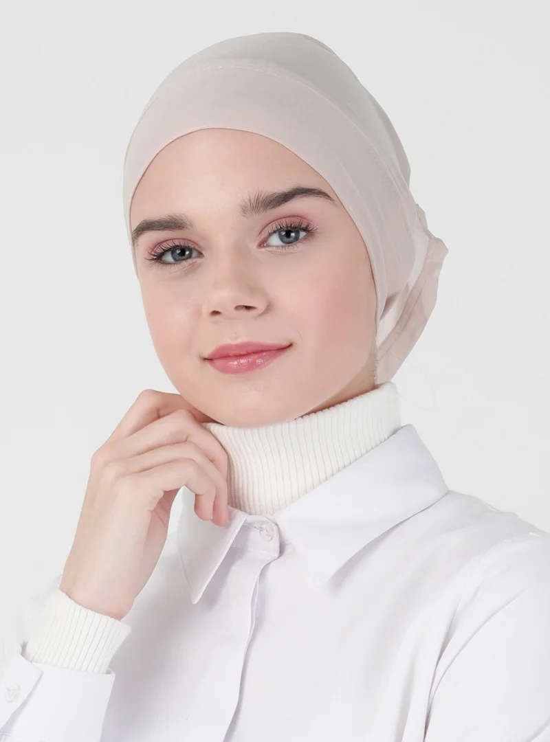 إيكاردين Breathable Fabric Practical Tube Bonnet - 10 Light Mink -