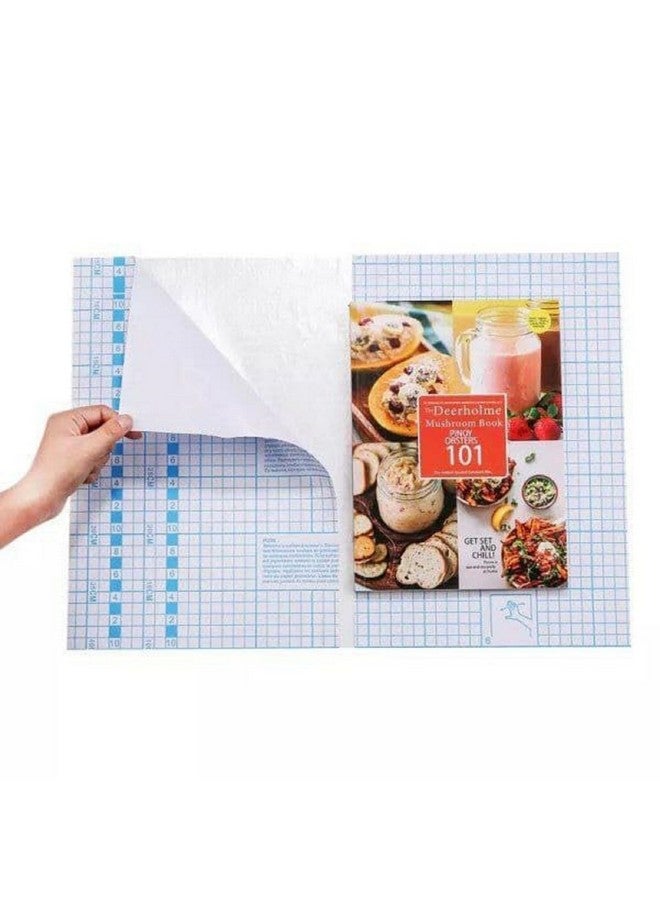 DIVUE 30pcs Book Covers Waterproof Plastic Clear Paper Sticker Book Cover Film for Textbooks Hardcover Protective Thick Sticky Transparent Cover for Students School Office Self-Adhesive A4 Book Cover - Image 2