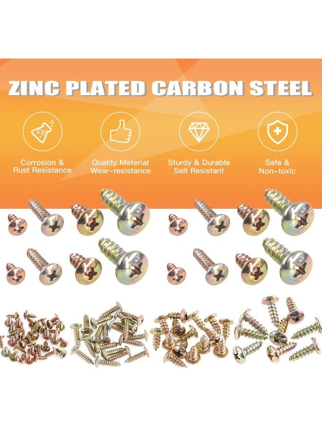 Rustark 170 Pcs U-Clip and Screw Assortment Kit 9 Sizes Auto Car Clips Fasteners with Screws Set in Store Case for Bumper Dash Door Panel Interior - Image 3