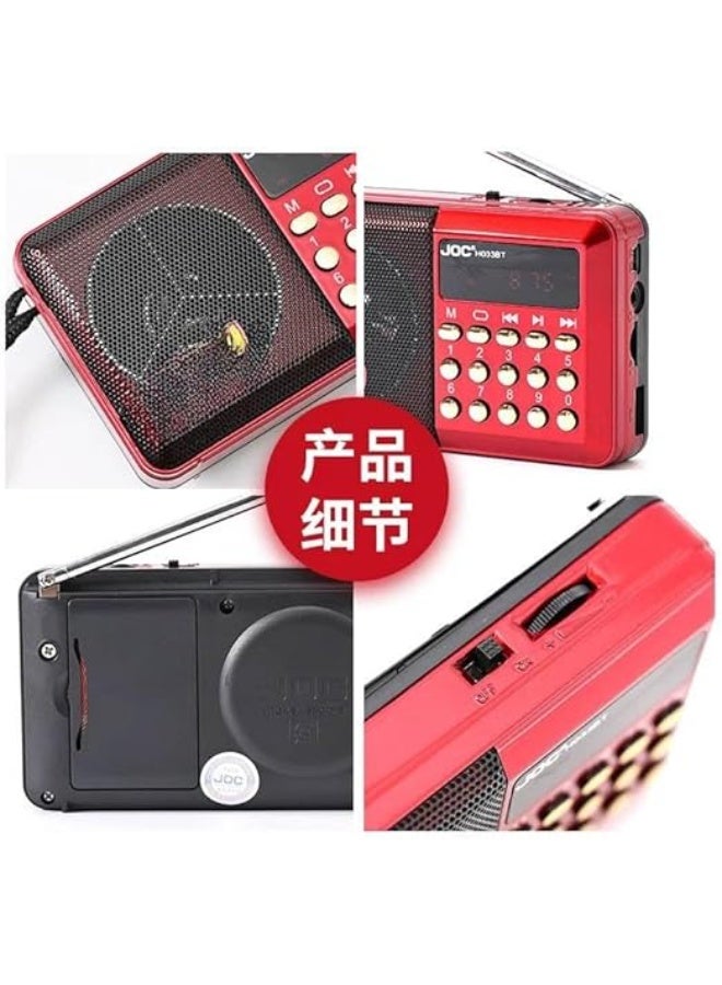 جهاز راديو محمول بتصميم كلاسيكي كاشف للموجات وصوت نقي عالي الجودة - Image 3