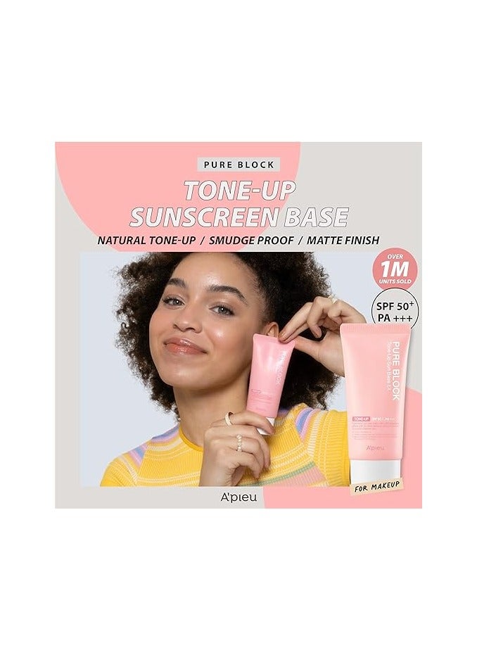A'Pieu Pure Block Tone-Up Sun Base EX SPF50+   50ml - Image 2