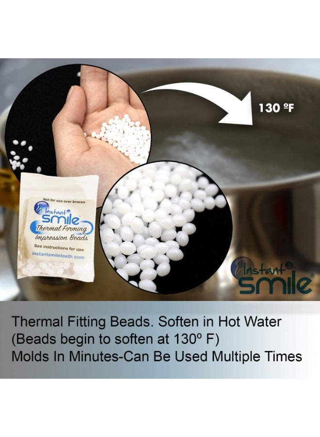 Instant Smile Billy Bob Replacement Thermal Adhesive Fitting Beads for Fake Teeth Package of 2 - Image 3