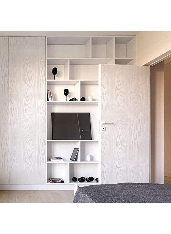 صن بيرد ورق جدران من الخشب مقشر ولصق، ورق حائط خشبي قابل للإزالة ذاتي اللصق من الخشب الحبوب، ورق جدران ريفي من الخشب الحقيقي للأثاث والفينيل الخشبي (24 × 48 بوصة من الخشب الأبيض) - Image 2