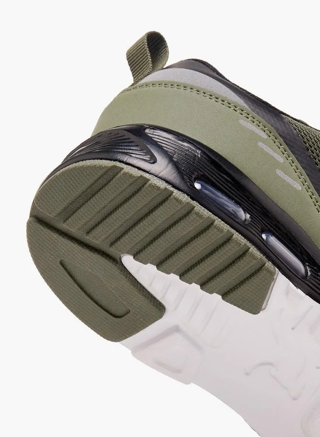 Kangaroos OLIVE Boys Hook & Loop Sports Shoes for Men | Best Price UAE
