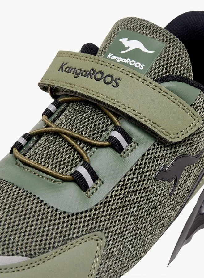 Kangaroos OLIVE Boys Hook & Loop Sports Shoes for Men | Best Price UAE