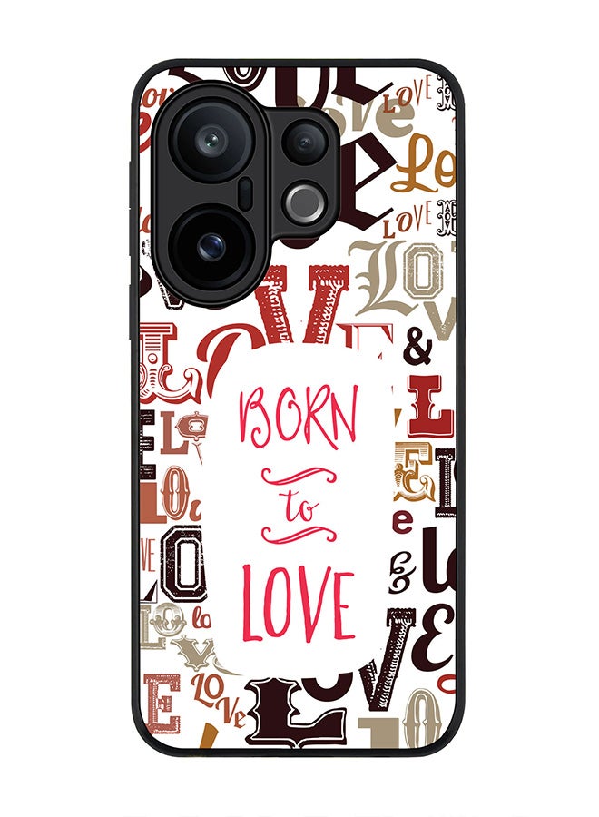 Stylizedd For vivo X200 FE / S30 Pro mini Case,Slim fit Camera Protection, Shockproof Thin Phone cover  - Born To Love - Image 1