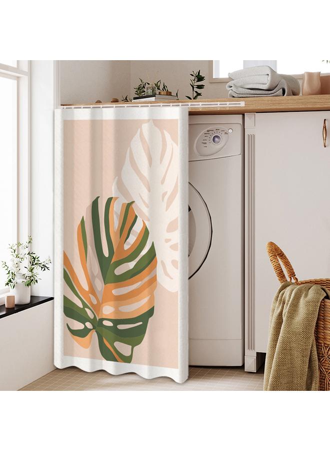 Bluejw Ins Shelter Curtain Velcro Dust-proof Self-adhesive Kitchen Cabinet Shelter Curtain Mirror Ugly-covering Curtain Cabinet Curtain Punch-free Half Door Curtain - Image 1