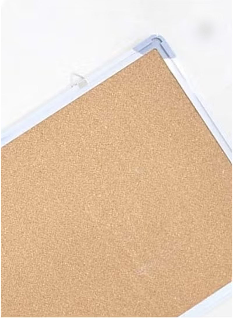 PRIMA Framed Bulletin Board Beige/Silver 40x60 CM - Image 2