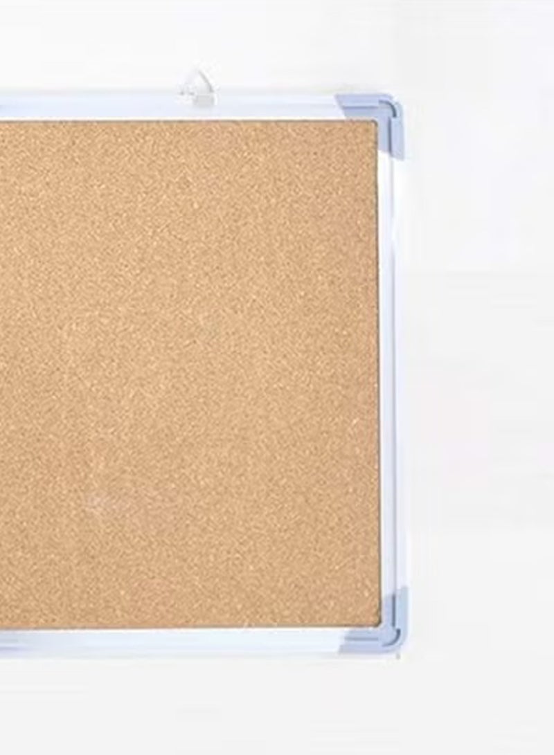 PRIMA Framed Bulletin Board Beige/Silver 40x60 CM - Image 3