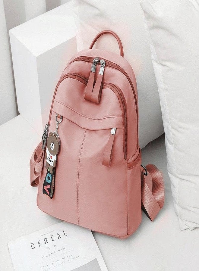 WANQLYN Shoulder Bag for Women Stylish Ladies Messenger Bags Purse and Handbags Wallet Mini Backpack Purse, European And American Backpack Fashion Backpack (Pink) - Image 2