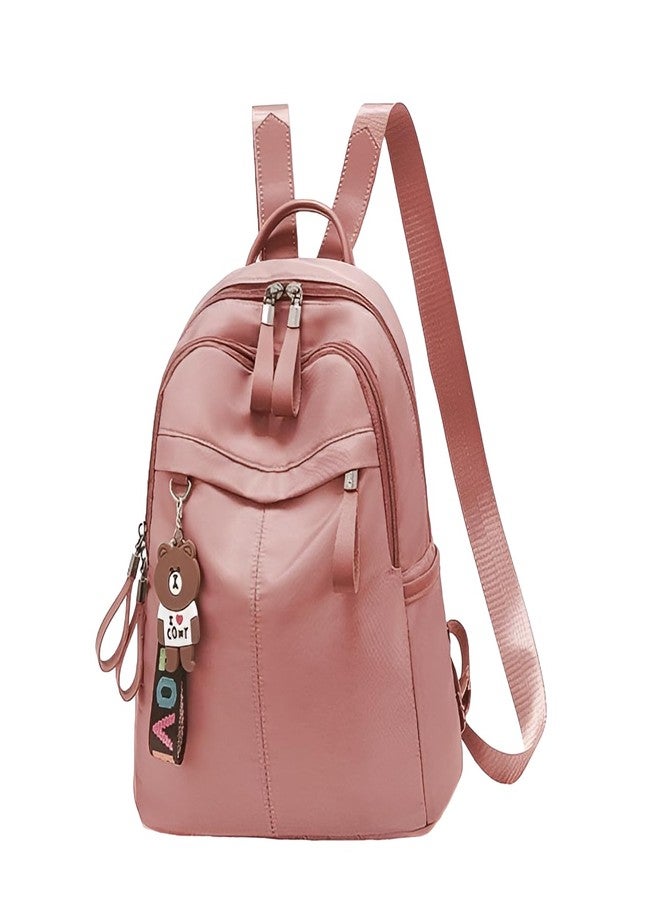 WANQLYN Shoulder Bag for Women Stylish Ladies Messenger Bags Purse and Handbags Wallet Mini Backpack Purse, European And American Backpack Fashion Backpack (Pink) - Image 1