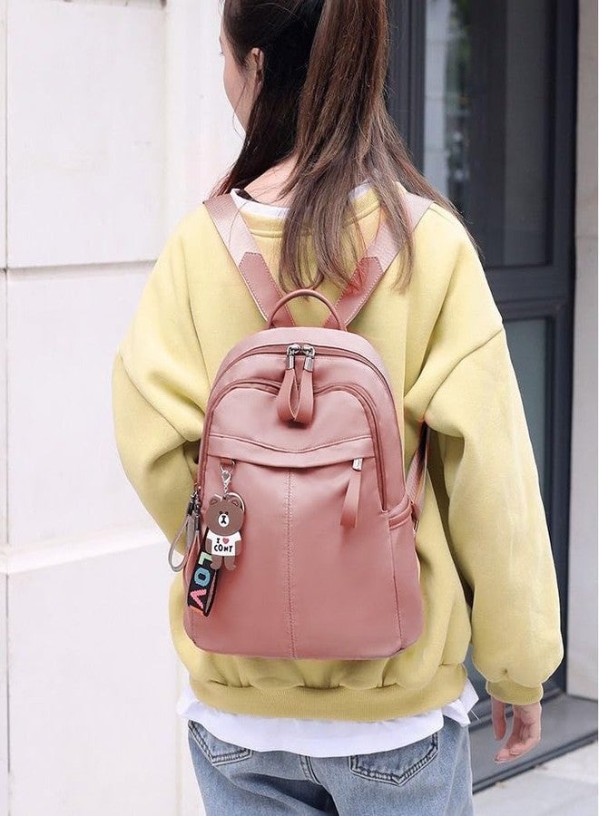 WANQLYN Shoulder Bag for Women Stylish Ladies Messenger Bags Purse and Handbags Wallet Mini Backpack Purse, European And American Backpack Fashion Backpack (Pink) - Image 3