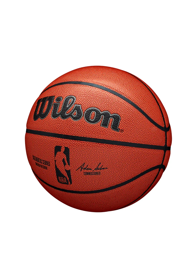 Wilson NBA Authentic Indoor Outdoor Basketball - Size 7 for +12 years old and Adults - Brown