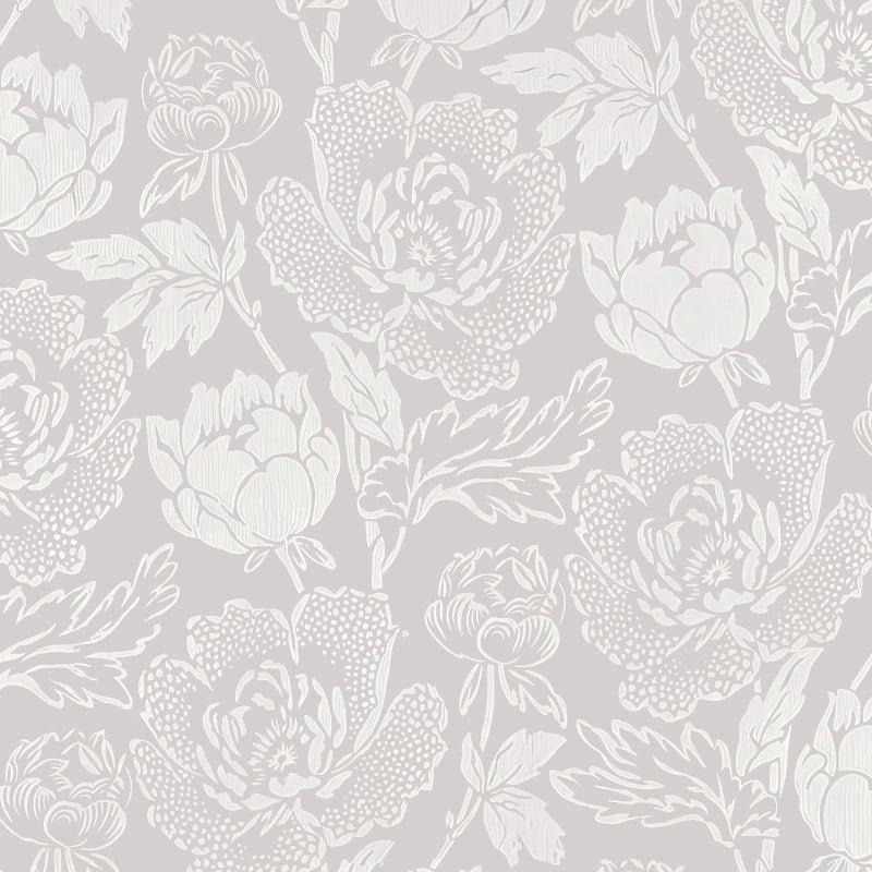 Froluya Vintage Floral Peel and Stick Wallpaper White Floral Contact Paper 169 x 1181 Boho Self Adhesive Wallpaper Modern Neutral Flower Removable Wall Paper for Bedroom Cabinets Decorative Vinyl