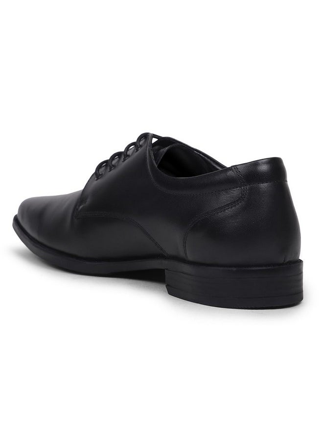 Liberty - Liberty Mens LB31-01E Black Leather Formal Derby Shoes - 10 UK (44 EU) - Image 1
