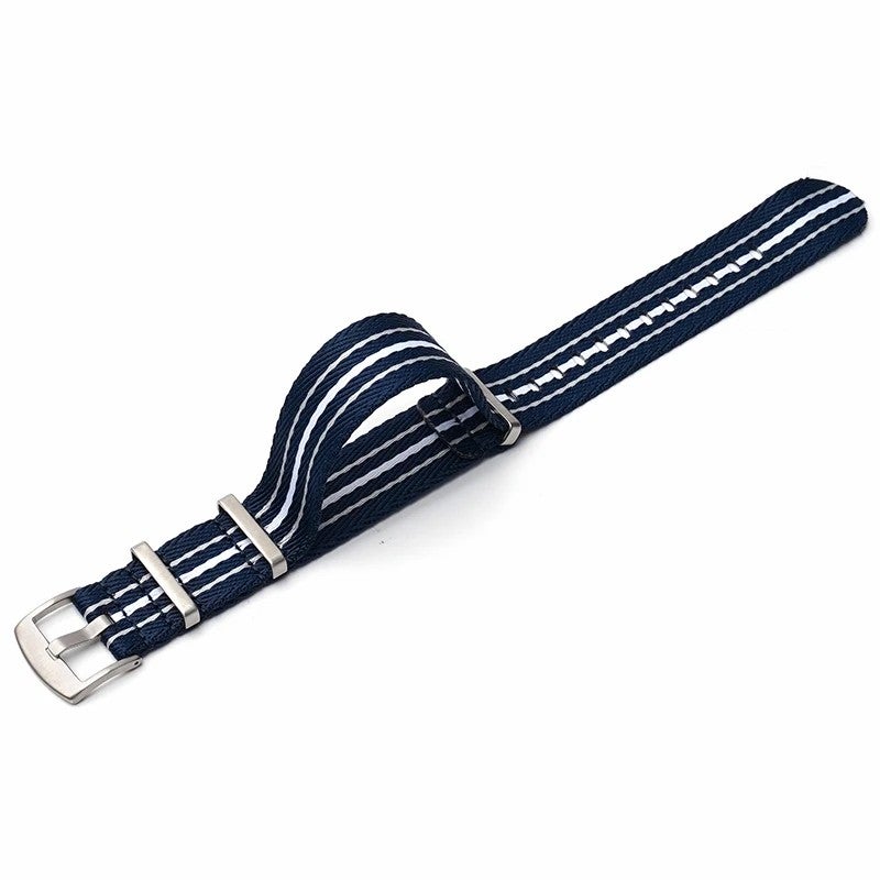 Bluejw Replace the Watch Strap with 20mm/22mm Recycled Nylon Fabric Woven Luminous Replacement Wrist Band for BL X SW Fifty Fathoms - Image 1