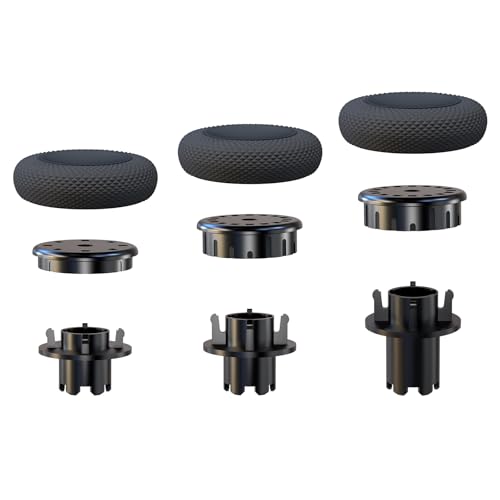 EXknight Controller Freaks for DualSense Edge, Height Adjustable Sticks for PS5 Pro Controller, 1 Low Rise(2 Heights), 1 Mid Rise(4 Heights), 1 High Rise(4 Heights) - Image 1