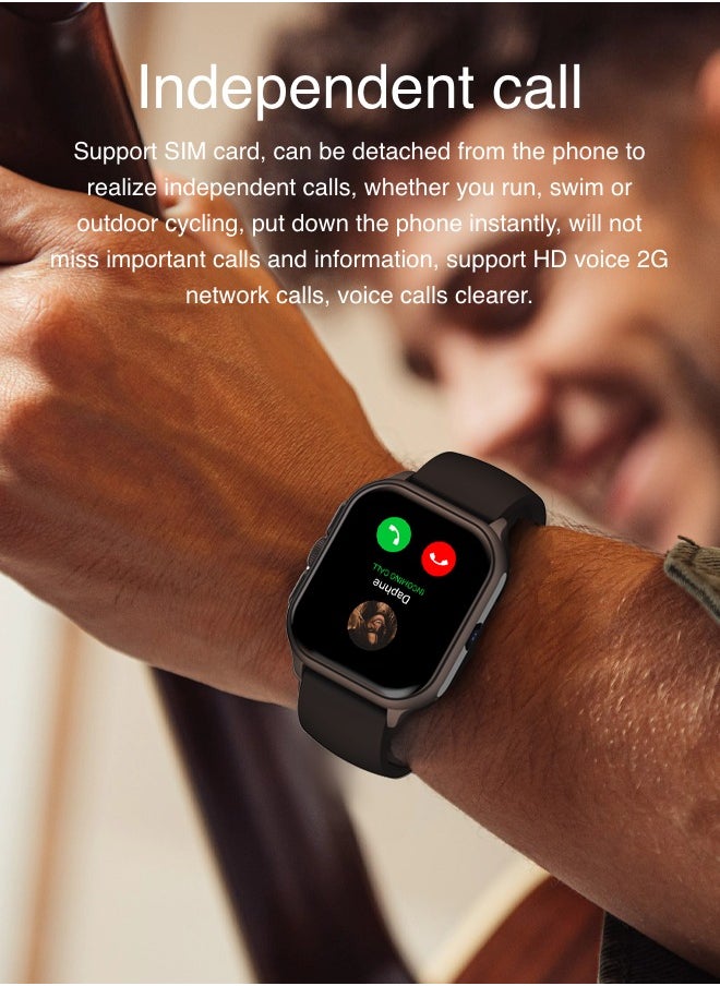 UMEOX - UMEOX Aliens X300 smartwatch with side camera, supports mobile SIM card, customizable watch faces, music playback, suitable for both students and adults. - Image 1