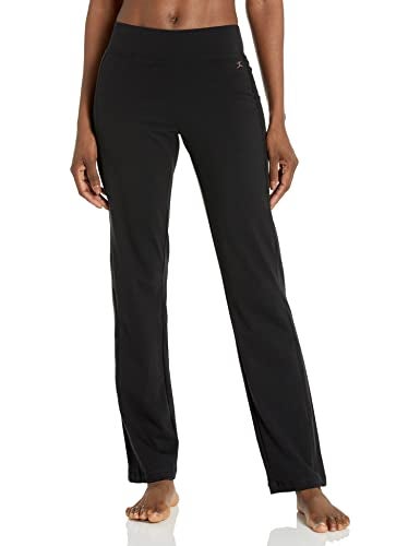 Danskin Women's Plus SizeDanskin Sleek Fit Yoga Pant, Black, 3X - Image 1