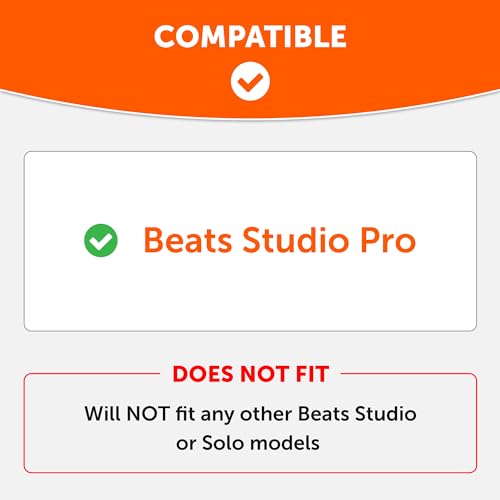 WC SweatZ Studio Pro - Patented Protective Silicone Earpad Covers for Beats Studio Pro Made by Wicked Cushions | Sweatproof & Easily Washable | Pink Marble - Image 2