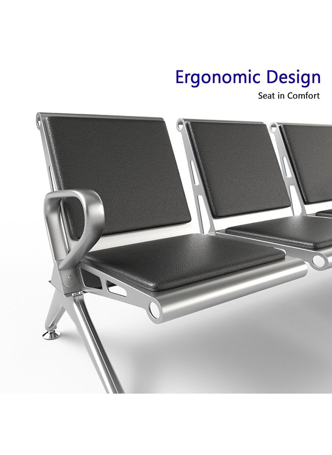 Mahmayi - Mahmayi Banco HF 3 Seater Metal Bench with cushion - Image 1