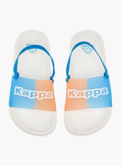 Kappa Boys Logo Detail Slides With Elastic Strap  - Image 2