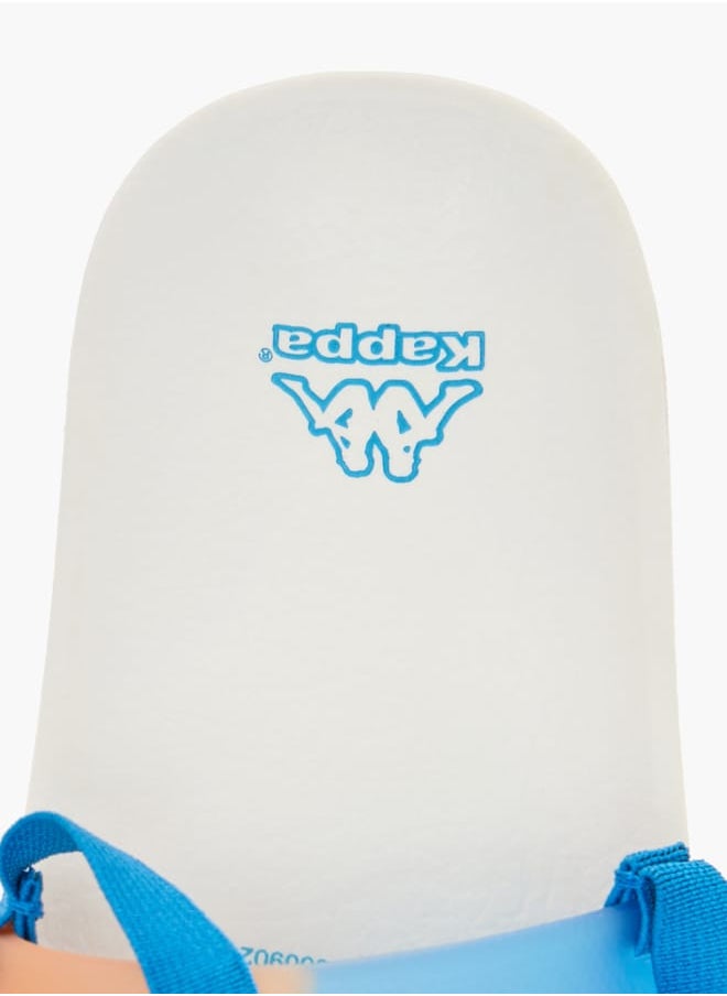 Kappa Boys Logo Detail Slides With Elastic Strap  - Image 5