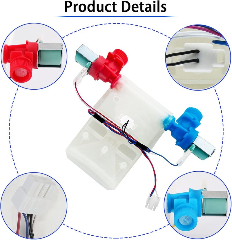 DEEKOOL W11210459 Washer Water Inlet Valve Compatible with Whirlpool, Maytag, Kenmore, and More - Image 3
