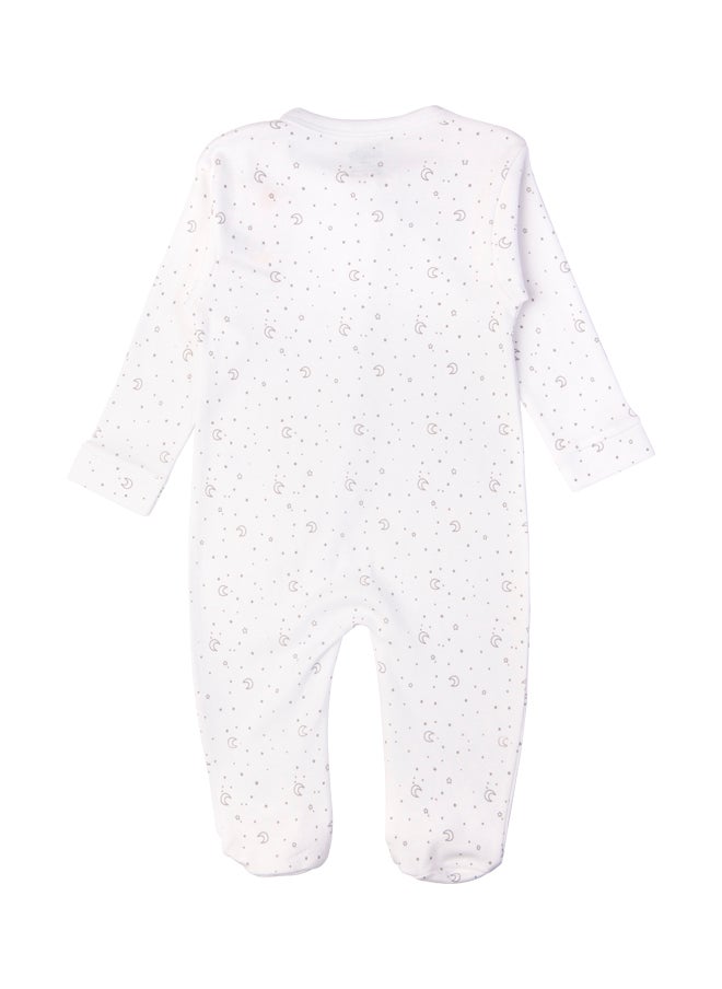Babies Basic 100% Cotton Printed Long Sleeves Jumpsuit/Romper/Sleepsuit For Babies  - Image 3