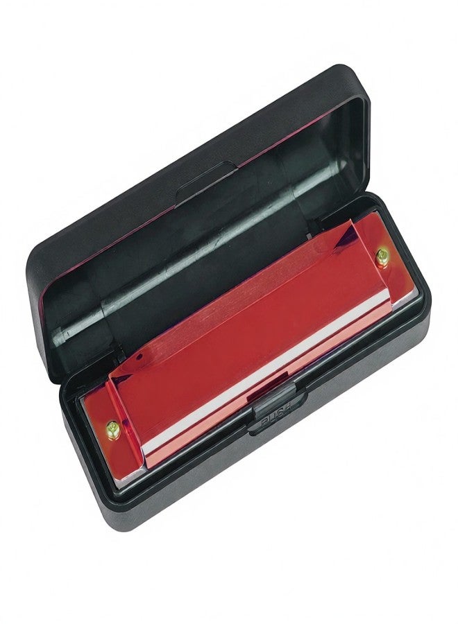 IRIN 10-Hole Harmonica Key of C 20-Tone Musical Gift with Storage Case for Beginner Student - Image 1