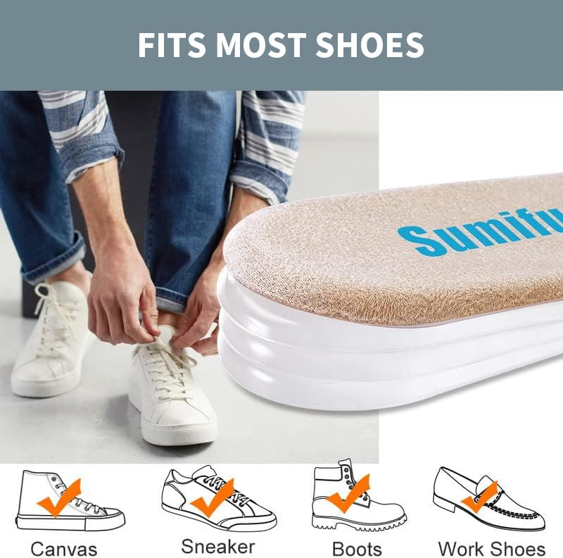 Sumifun Heel Lift, 3-Layer Gel Shoe Lifts for Women Uneven Legs, Adjustable Orthopedic Heel Lifts for Heel Pain and Leg Length Discrepancy, Heel Wedge Inserts 1/8" 2/8" 3/8" (Size S, 1 Pair) - Image 5