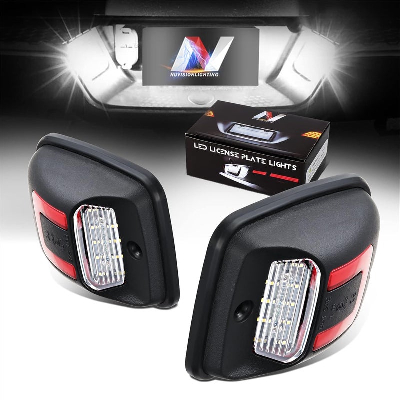 زوج من أضواء لوحة الترخيص LED المتوافقة مع 95-04 Tacoma / 92-98 T100، 00228-34938، NVL-LPL-008 - Image 1