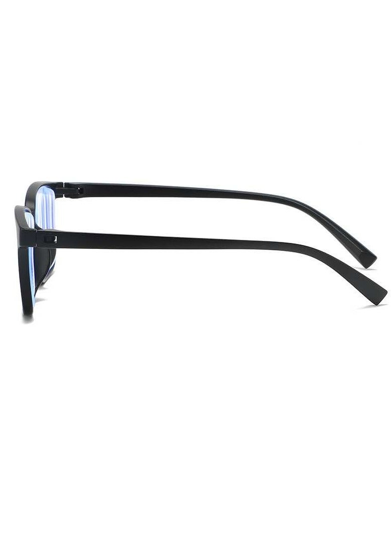 بعدسات بدرجة 250.نظارة طبية من الراتنج بدون معدن وبدون براغي، خفيفة ومتينة، مناسبة للأماكن الخاصة التي تتطلب اجتياز الفحص الأمني مثل المطارات والمدارس والمستشفيات والمعارض - Image 4