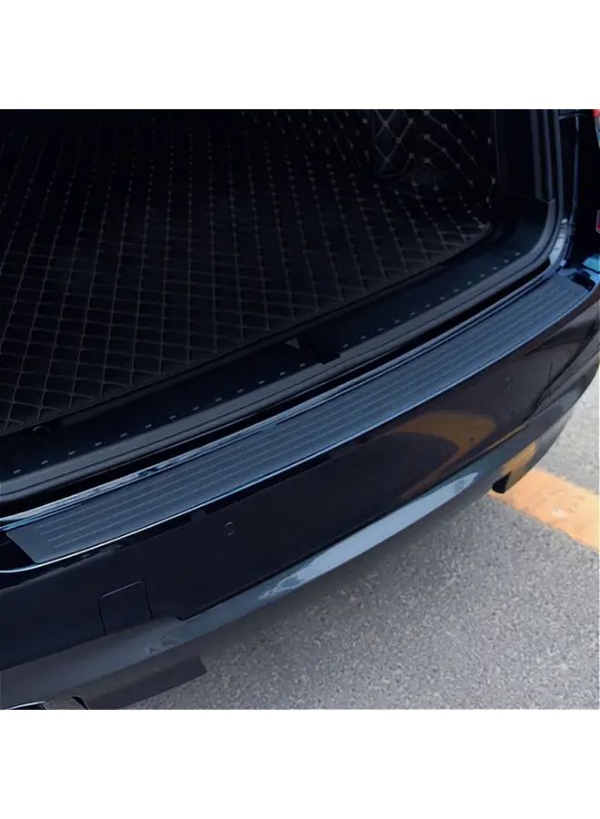 Black Rubber Car Door Sill Guards Anti Scratch Trunk Protector Edge Stickers - Image 4