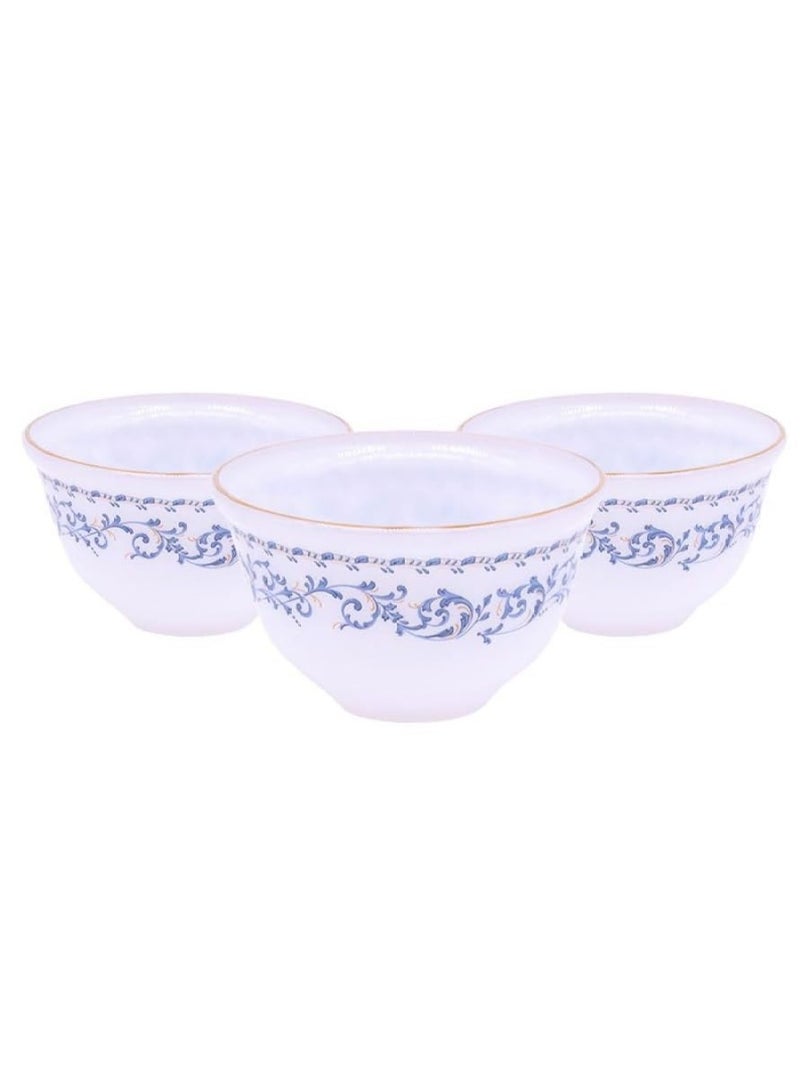 LTR Ln-730 Mixing Bowl 1Piece  3.75-Inch Size  White Blue - Image 2