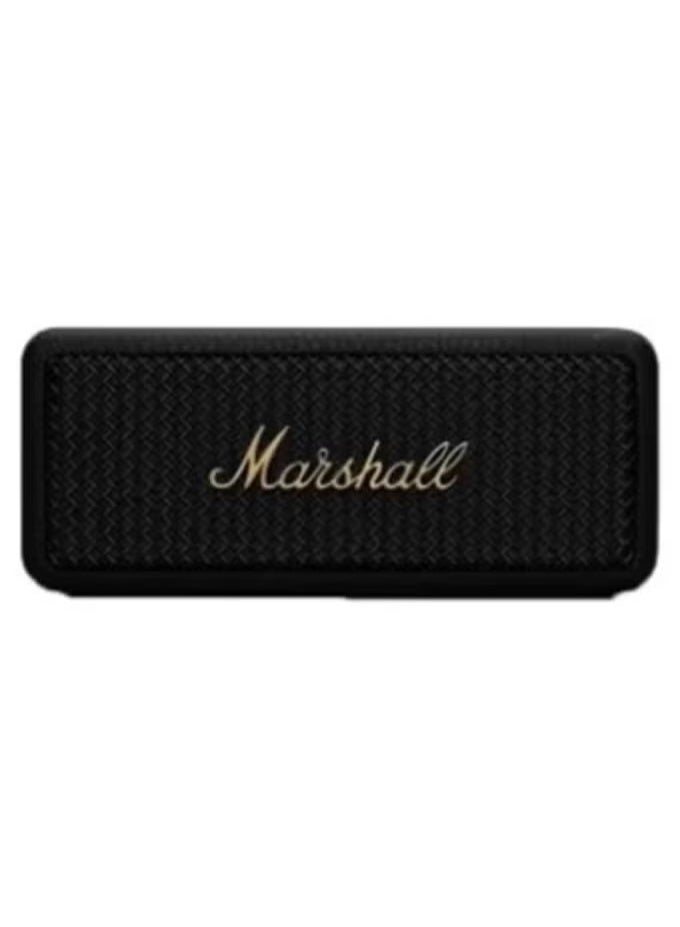 Marshall Emberton II Portable Bluetooth Speakers Water ResistantWireless 30 Plus Hour Of Playtime Black/Brass - Image 1