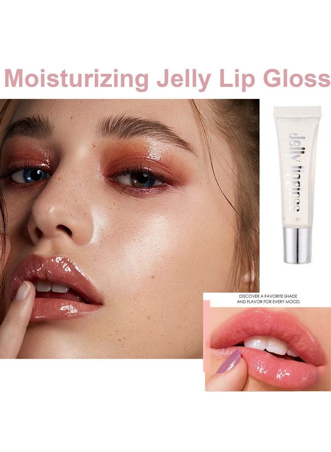 Rosarden Hydrating Lip Gloss Plumping Lip Gloss Waterproof & Long Lasting Glossy Lip Gloss Nonsticky Shiny Lightening Lip Gloss Moisturizing Juicy Lip Gloss For Woman (Clear) - Image 3