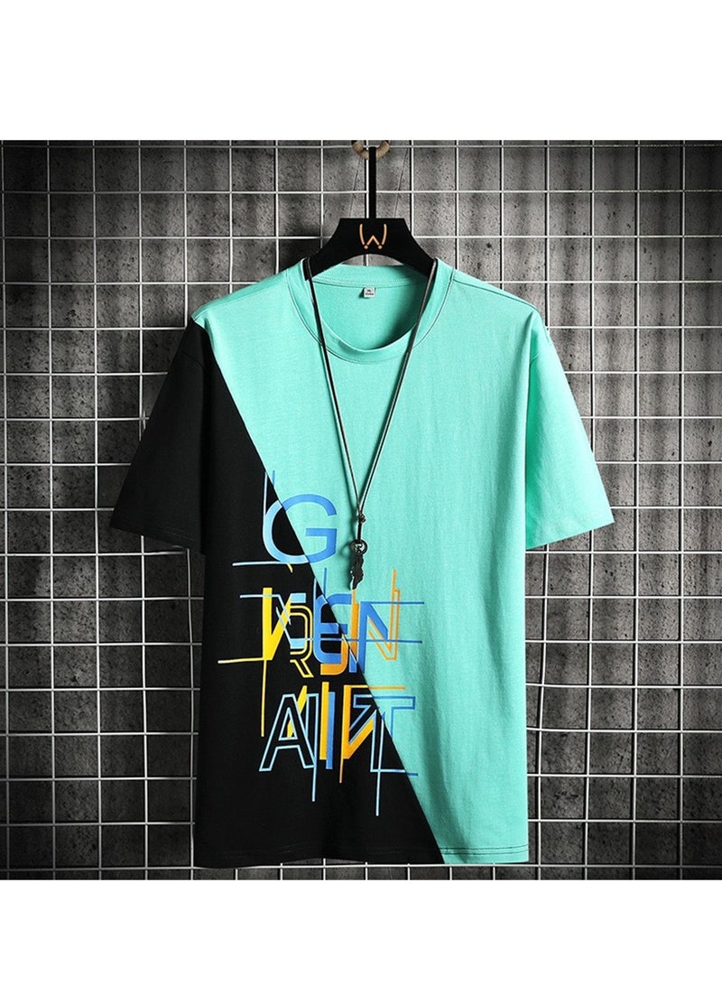 Summer new casual versatile men's half-sleeved T-shirt student short-sleeved T-shirt - Image 2