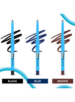 SUGAR POP Longwear Matte Kajal - 02 Blue - Intense Blue Kohl Kajal | Long Lasting, Smudge Proof Pencil, Water Proof, Single Stroke Velvet Finish | Lasts Up To 16 Hours  - Image 5
