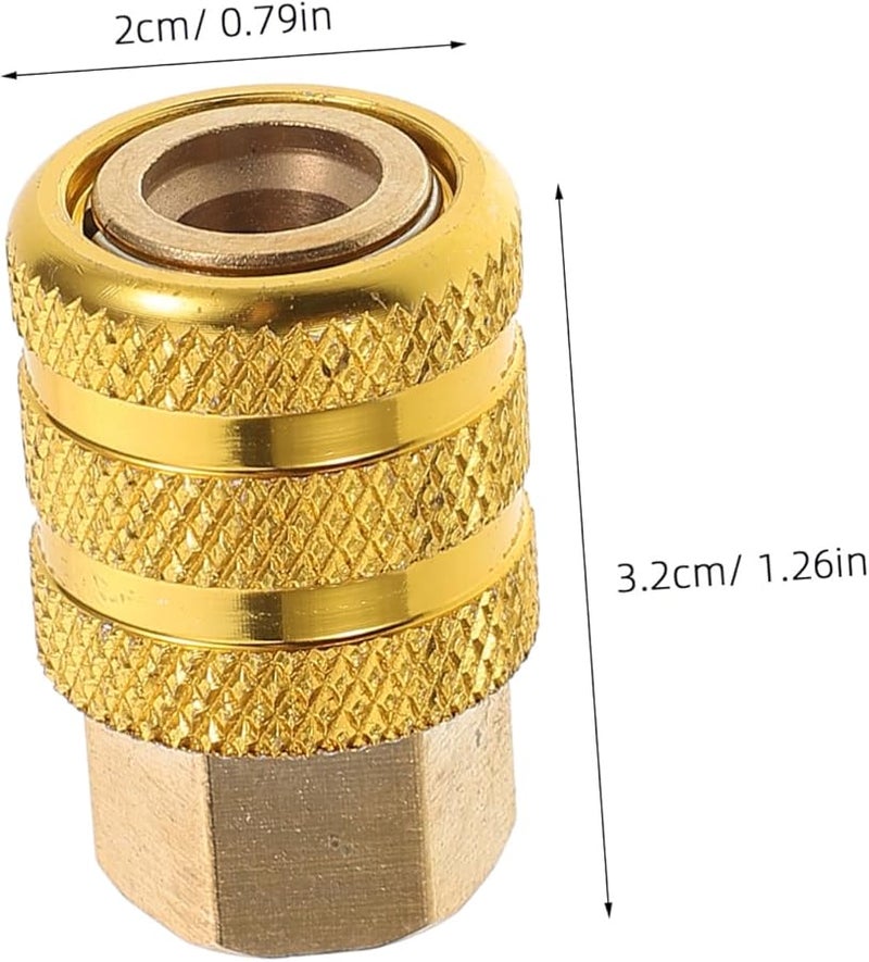 Copper Air Chuck Quick Connect for Car Motorcycle Tire Inflation Emergency Use - Image 3
