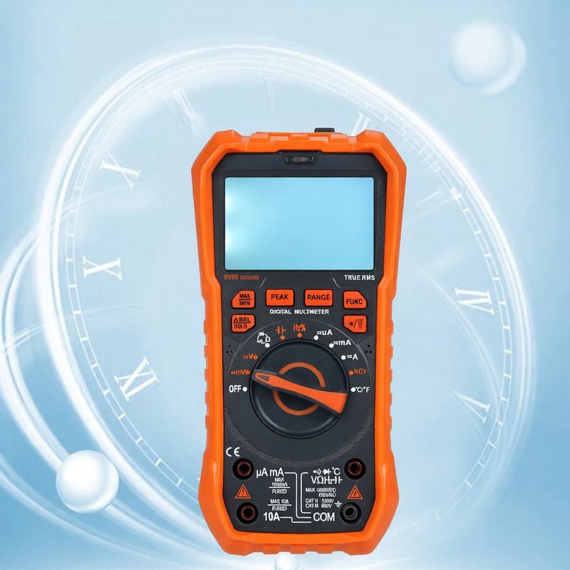 مقياس رقمي NJTY T58B بمعدل 9999 عداد - مقياس جهد تيار متردد/تيار مستمر - مقياس سعة - أدوات كهرباء احترافية للكهربائيين - Image 5