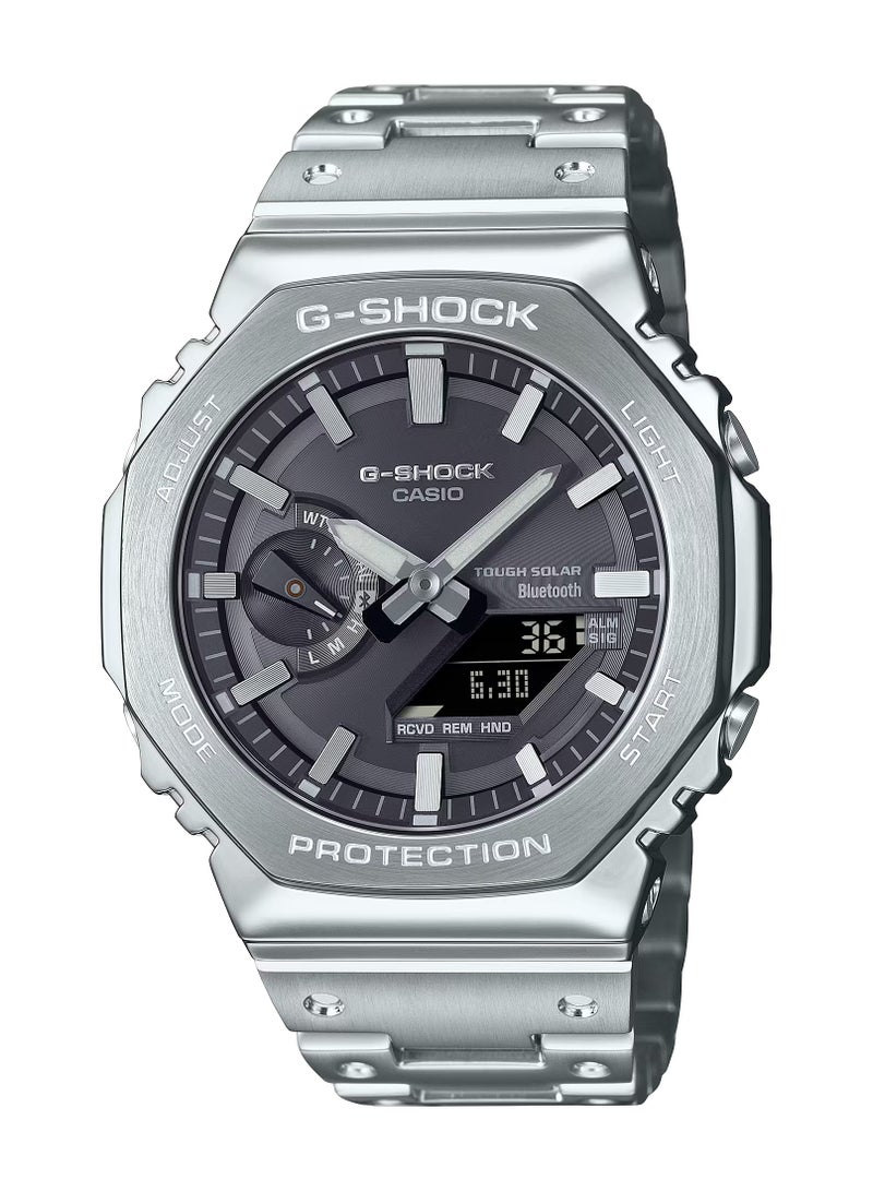 G-SHOCK Casio G-Shock 2100 Series Analog+Digital Black Dial Stainless Steel Men's Watch GM-B2100SD-1A - Image 2