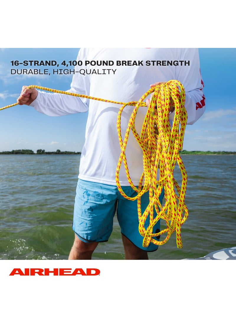 Airhead Airhead Reflective Tow Rope for 16 Rider Towable Tubes 60Feet Multiple Rider Options Available  - Image 4
