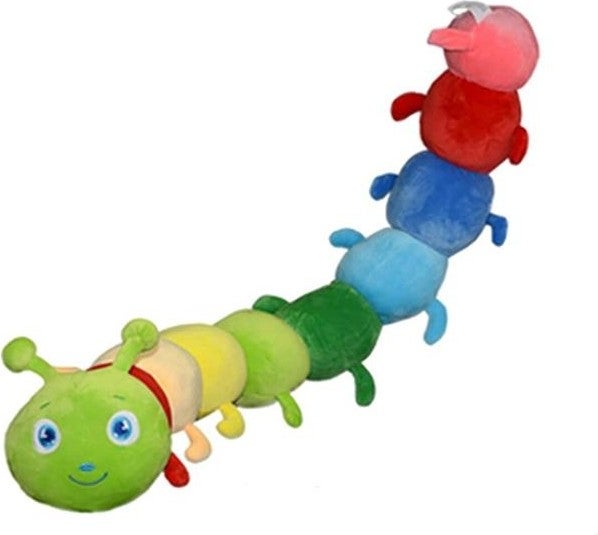 Strongart Plush Colorful Caterpillar Pillow 75CM 