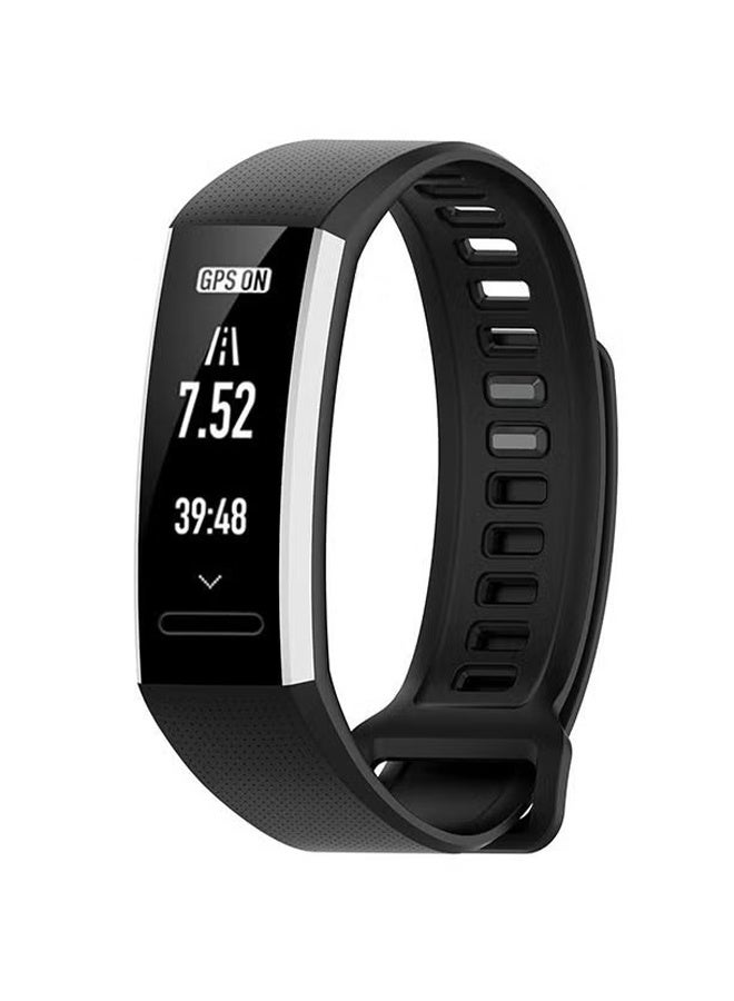 HY Smart Watch Strap For Huawei Band 2 Pro Black, One Size Fits All Can Be Adjusted According To The Size Of The Wrist,Breathable And Waterproof Watch Strap Make Your Sports Life More - Image 1