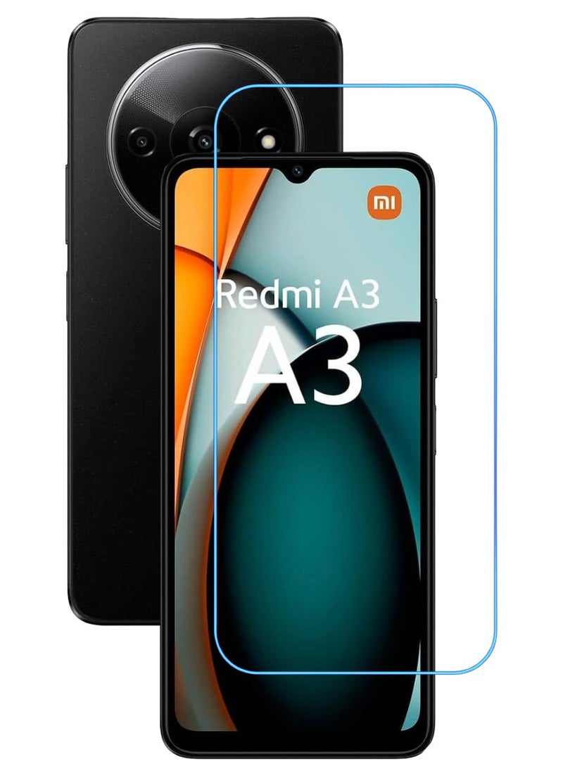 ACLIX Antistatic ESD Dustproof Premium Quality High Definition Clear Tempered Glass Screen Protector Designed For Xiaomi Redmi A3 - Image 1