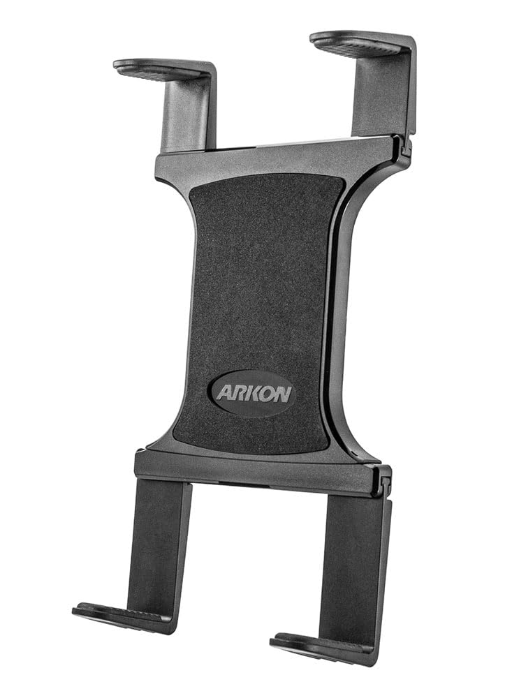 ARKON Mounts Slim-Grip Universal Tablet Holder | Grips Devices up to 18.4" in Screen Size | 4-Hole AMPS Pattern Compatible | Fits iPad, Samsung Tab, Google, Surface, and More | TAB001-AMPS - Image 1