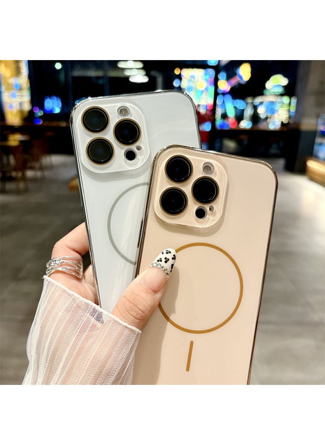 ماركة غير محددة - مناسب لهاتف Iphone16promax Plating AG Frosted Fine Ring المغناطيسي لغطاء الهاتف المحمول Iphone 15 Crystal Lens Film 14-اللون: أسود الجرافيت-النماذج القابلة للتطبيق: لهاتف Iphone15pro - Image 1